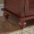 thumbnail image 4 of Weston Home Georgia Entryway Storage Bench with Cushion, Espresso, 4 of 5