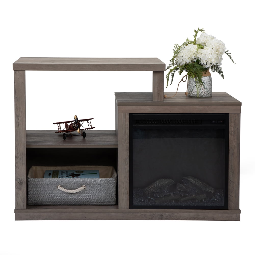 Kadyn Fireplace TV Stand for TVs up to 41", Modern Farmhouse Corner Tv Stand for Bedroom, Entertainment Center Living Room Storage Console, Taupe Kadyn Fireplace TV Stand for TVs up to 41", Modern Farmhouse Corner Tv Stand for Bedroom, Entertainment Center Living Room Storage Console, Taupe