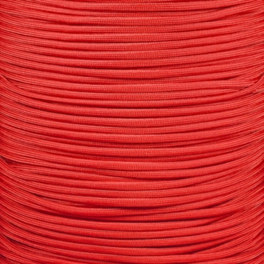 Paracord Planet 10', 25', 50', 100' Hanks & 250', 1000' Spools of Parachute 550 Cord Type III 7 Strand Paracord in Over 60 Solid Colors