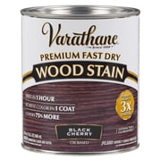 2 Pack, Black Cherry, Varathane Premium Fast Dry Wood Stain-262009, Quart
