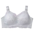 thumbnail image 5 of BYHONG Women's Wireless Bra with Seamless Smooth Comfort Wirefree T Shirt Bra Grey 36, 5 of 5