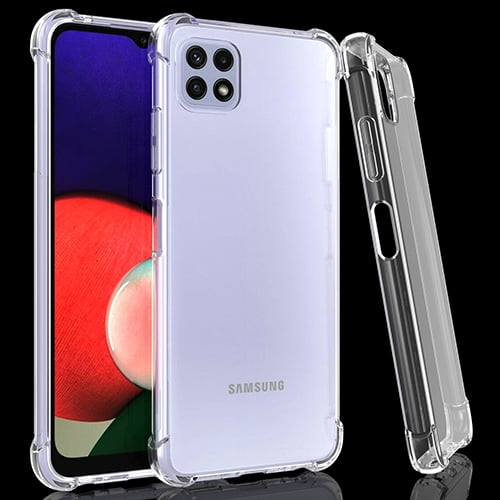 GSA Deluxe Slim Flexible Candy Case for Samsung Galaxy A22, Boost Celero 5G Clear