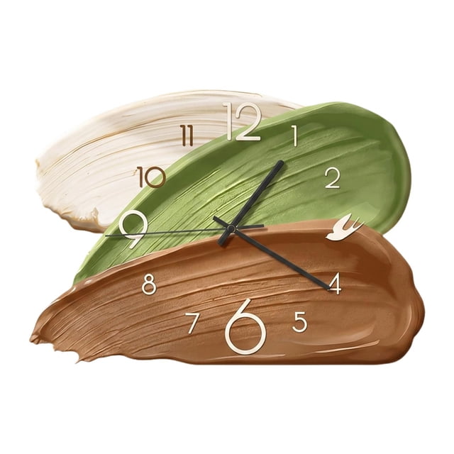 Reloj de mesa silencioso, sencillo, pequeño, adorno, diseño retro decorativo moderno para Estilo B