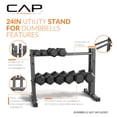 thumbnail image 3 of Estante de Utilidad para Pesas de 24", Bolas de Medicina y Kettlebells, 3 of 6