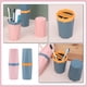 thumbnail image 5 of 2 vasos para cepillos de dientes, estuches de viaje para cepillos de dientes, portacepillos de dientes portátil, vasos de viaje para cepillos de dientes., 5 of 6