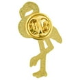 thumbnail image 3 of PinMart's Pink Flamingo Tropical Bird Animal Enamel Lapel Pin, 3 of 3