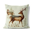 thumbnail image 4 of Deer Love Delights Indoor/Outdoor Pillow in Beige 18 x 18, 4 of 6