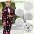 thumbnail image 6 of Xoenoiee Heart Love Print Boys' Formal Suit 2 Piece Set Blazer Set Valentine's Day Toddler Tuxedos for Wedding, Suits for Teens Boy Dress School Clothes, 6-7 Years, 6 of 7