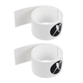 thumbnail image 1 of Unique Bargains 16" Racket Head Protection Tape, 2 Pack PU Tennis Racquet Head Guard for Tennis Practice Training, White, 1 of 6