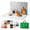 Backdrops, variant on Backdrops 23x35 Inch 12 Double-Sided Paper Photo Studio Kit for Food and Small Products