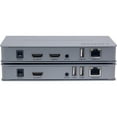 thumbnail image 2 of Prolongateur HDMI KVM 4K 120M sur RJ45 Ethernet Câble Cat5e/6 Prolongateur HDMI USB Émetteur Récepteur kit Prise en Charge USB Souris Clavier TAPDRA Pièce de Rechange, 2 of 4