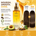 thumbnail image 4 of Tgideas Hair Oil Spray with Shea Butter & Jojoba Oil – Lightweight Heat Protection, Anti-Frizz & Nourishing Mist, Color-Safe Daily Care, 2.7 fl oz, 4 of 6