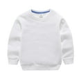 thumbnail image 3 of Kiijoy Big Boys Sweatshirt Unisex Solid Color Crewneck Pullover Sweatshirt, Sizes 7-8, 3 of 3