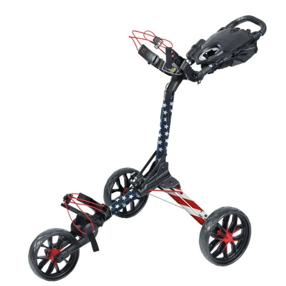 Bag Boy Golf Nitron LTD Push Cart Red/White/Blue