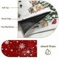 thumbnail image 6 of Runner Rugs 2x6 Ft, Red Christmas Non Slip Area Rugs for Kitchen Bedroom Entryway, Snowman Snowflake Xmas Tree Gifts Elk Winter Washable Carpet Runner Rug Floor Mats for Bedroom Home Decor, 6 of 9