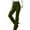 Army Green, variant on aidice Dress Pants for Women Side Zipper High Waisted Slim Fitted Business Casual Pants Workwear Office Ladies Trousers