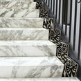thumbnail image 5 of 2X 3D Marble Self-Adhesive Greek Pattern Wall Stair Floor Border Tile Kitchen Bathroom Basin Baseboard Wall Sticker 2M, 5 of 6