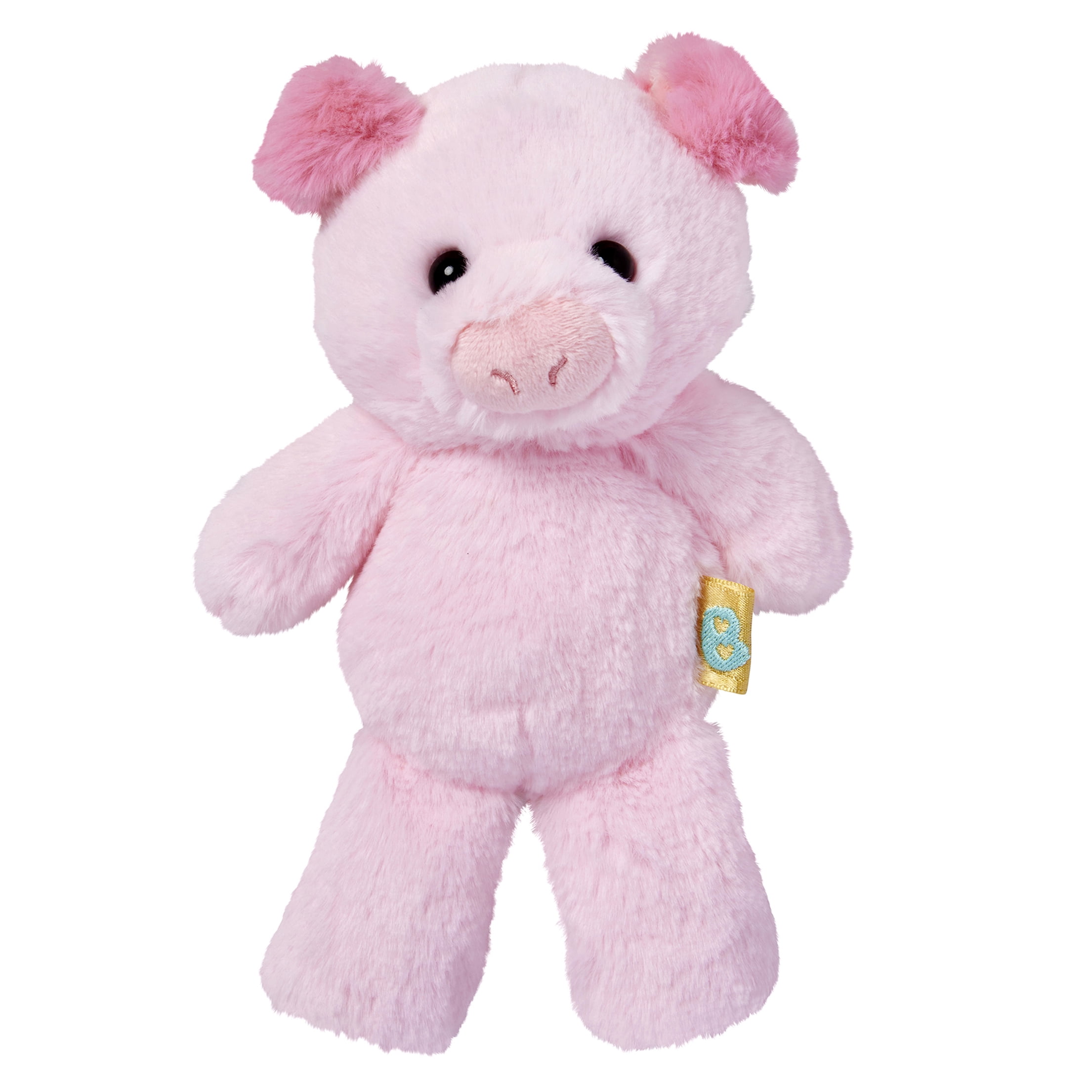 ButterLuvs Plush Pig Stuffed Animal, 6 Inch Super Soft Pink Cuddly Pig Toy