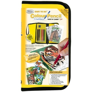 Royal & Langnickel Keep N' Carry Drawing Kit for Kids with Yellow Case  RTN163