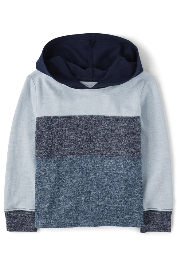 Baby & Toddler Boys Long Sleeve Colorblock Hoodie, Sizes 6M-5T