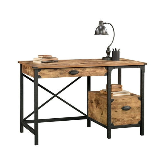 Better Homes & Gardens Rustic Country Office Desk, Weathered Pine Finish