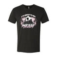 thumbnail image 2 of Wild Bobby It's About To Get Miami Soccer Skyline Sports Men Premium Tri Blend Tee, Vintage Black, Small, 2 of 5