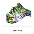 thumbnail image 3 of B Led Ribbon Christmas Lights Battery Powered For Tree And Party Decoration Silver Color Multi Color 1Pc Length 196.85 Inches Weight 0.11 Pounds, 3 of 7