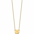 thumbnail image 2 of 14K Yellow Gold 14Ky Initial Circle With Diamond Necklace Made In United States -Jewelry By Sweet Pea, 2 of 6