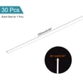thumbnail image 2 of 30Pcs ABS Plastic Rods, Diameter 1mm,2mm,3mm,4mm,5mm,6mm Length 250mm White Stick Solid Bar for DIY Model, 2 of 5