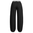thumbnail image 3 of Gytharion Women's High Waist Wide Leg Joggers Solid Color Drawstring Loose Sweatpants with Pockets Casual Track Pants, 3 of 7