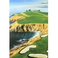 thumbnail image 3 of Pebble beach golf links - Toile 24"x36 Pouces - Impression sur Demande, 3 of 5