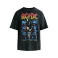thumbnail image 5 of AC/DC Men's & Big Men's Mineral Wash Oversized Graphic Band Tee, Sizes XS-3XL, 5 of 5