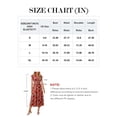 thumbnail image 4 of Vestido largo BLENCOT P120 con cuello en V y manga corta con estampado floral, 4 of 7