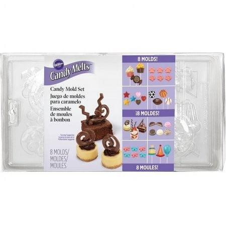 Wilton Candy Mold Set, 8 molds