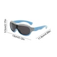 thumbnail image 3 of Children's Sports Glasses Cycling Full Frame Sunglasses Sunglasses Sunglasses Polarised Sun Glasses Soft Silicone Polarised Sunglasses, 3 of 6