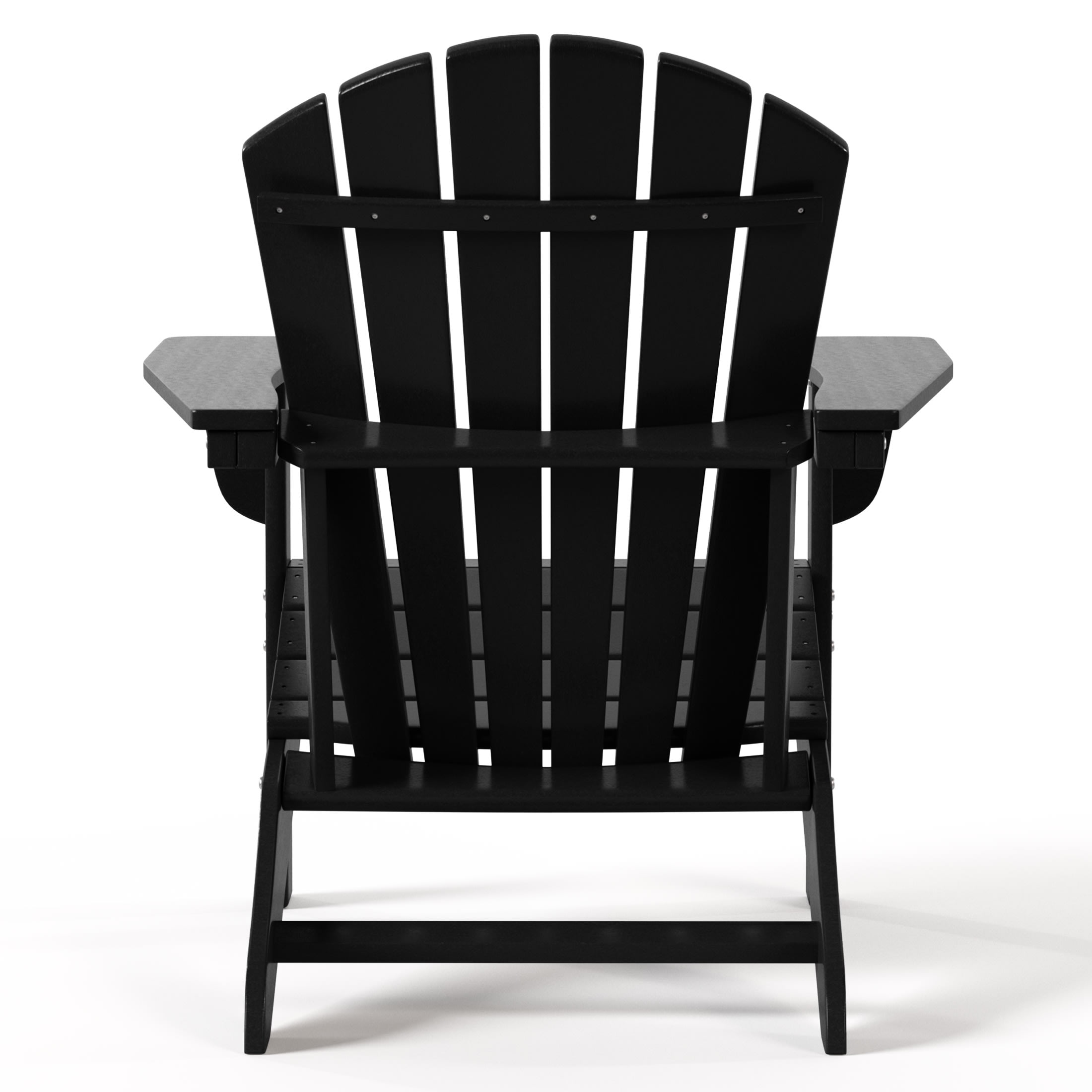 WestinTrends Dylan Outdoor Adirondack Chair, Black