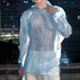 thumbnail image 2 of INCERUN Tops 2024 estilo coreano sexy para hombre, camisa de diseño de rayas transparentes, ropa de club informal, blusa fina de manga larga, gran oferta, S-5XL, 2 of 5