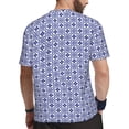thumbnail image 2 of Wukai Porcelain Chinaware Print Men's Short-Sleeved Mesh T-Shirt,Quick-Dry Short Sleeve Workout T-Shirt-5X-Large, 2 of 8