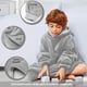 thumbnail image 3 of Sudadera Cobija Bluelander para Niño o Niña, Unisex, Capucha con Borrega y Mangas, Gris, 3 of 5