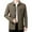#286-Khaki, variant on Men's Utility Jacket, Button Down Collar Long Sleeve Cargo Coat with Zip Chest Pocket & Flap Pockets, Vintage Military Style