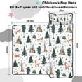 thumbnail image 5 of Multicolor Christmas Forest Pattern Toddler Nap Mats for Kids Preschool,50"x20" Sleeping Mat Bag or Kids,Toddler Sleeping Bag,Toddler Nap Mat or Daycare, 5 of 6