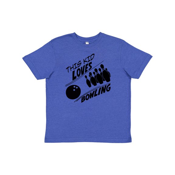 Inktastic This Kid Loves Bowling Youth T-Shirt