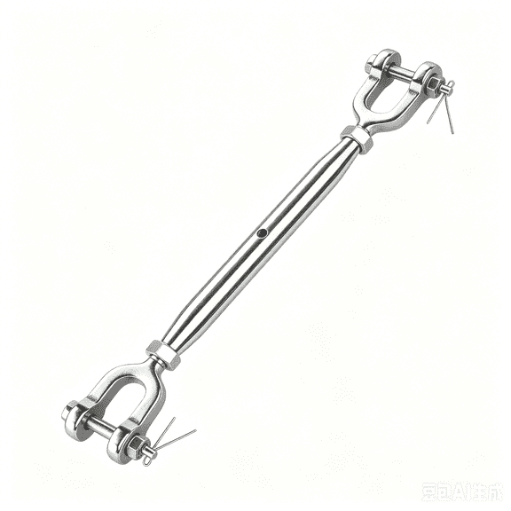 Tootaci 1/2 Inch M12 Stainless Steel Turnbuckle, 4400lbs Jaw and Jaw Cable Wire Tensioner Closed Body, for Zipline, Shade Sails, Clotheslines 1Pack