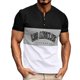 thumbnail image 1 of Mens Casual Pantalones Cortos Cuello Redondo Patchwork Suéter Blusa de Fitness, Camisetas para Hombre, 1 of 5