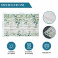 thumbnail image 6 of Green Placemats Set of 6, Eucalyptus Leaves Placemats for Dining Table, Place Mats for Kitchen Tabletop, Waterproof Wipeable Dining Table Mats Set, 6 of 9