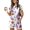 White, variant on Women Halloween 2 Piece Set Witch Hat Bat Short Sleeve Horror T Shirts and Ghost Candy Pleated Funny Shorts, L
