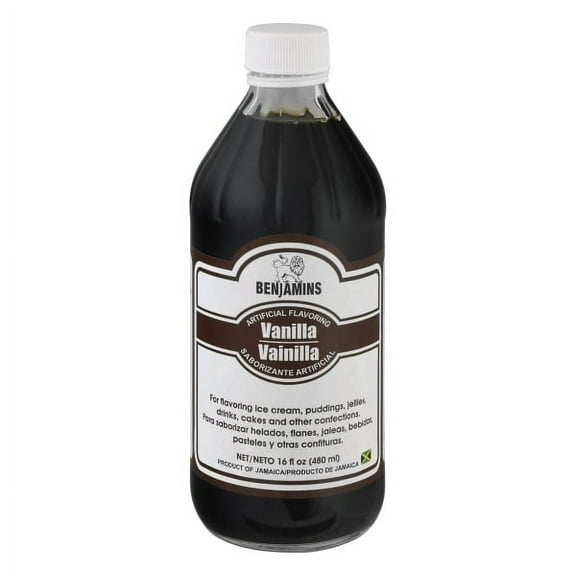 Benjamin's Artificial Vanilla Flavoring - 16 oz