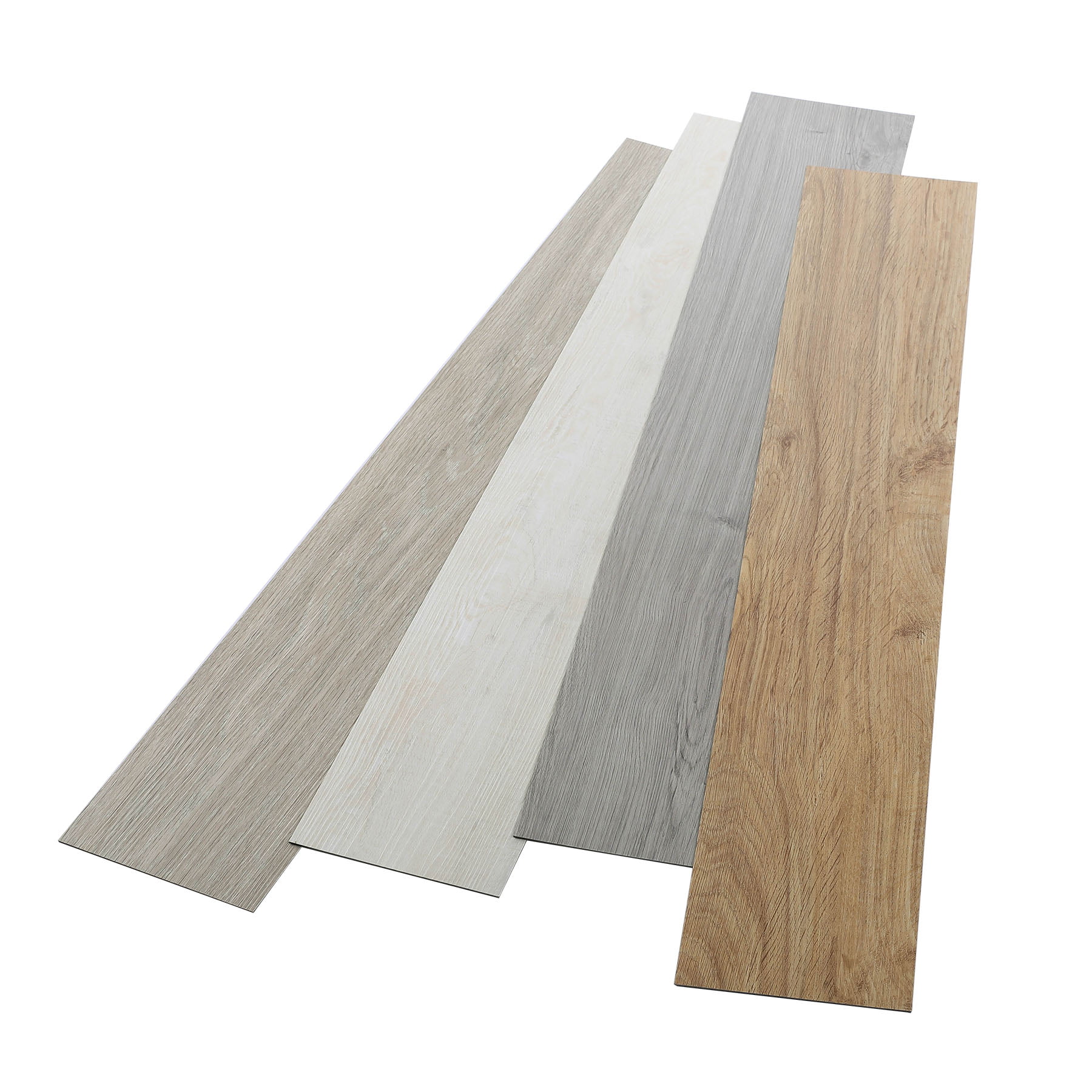 CO-Z 16 PCS/24 Square Feet 2.0mm Thick Oak - 24 sq ft/Pack Vinyl Floor Planks Adhesive Floor Tiles