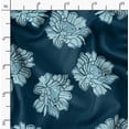 thumbnail image 2 of Soimoi Cotton Satin Spandex Blue Fabric By the Yard - 54 Inch Wide -Florals Print Fabric - Elegant and Timeless Patterns for Fashion and Home Decor Printed Fabric, 2 of 6