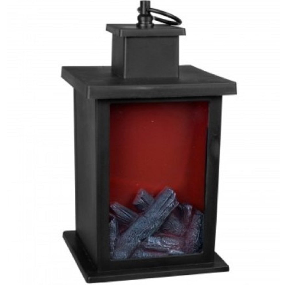Flame Effect Style Lantern with Hanging Loop 